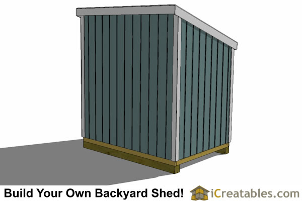 6x8 Lean To Shed Plans | icreatables.com