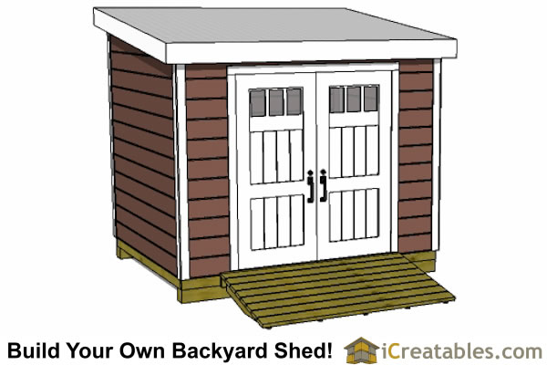 Lean To Shed Plans - Easy to Build DIY Shed Designs