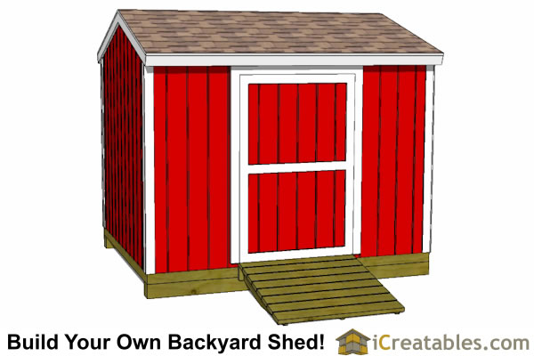 8x10 Shed Plans | Storage Shed | Build a Shed | icreatables.com