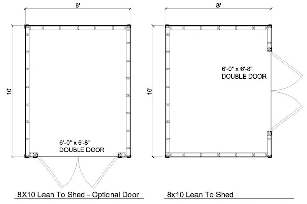 Storage Shed Floor Plans