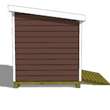 8x10 lean to shed left