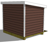 Lean to Storage Shed Plans