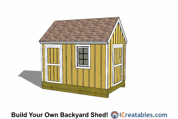 8x12 Shed Plans Buy Easy to Build Modern Shed Designs