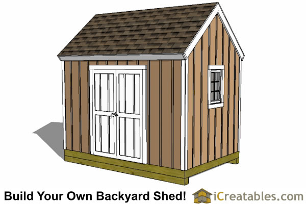 8x12 Shed Plans Buy Easy to Build Modern Shed Designs