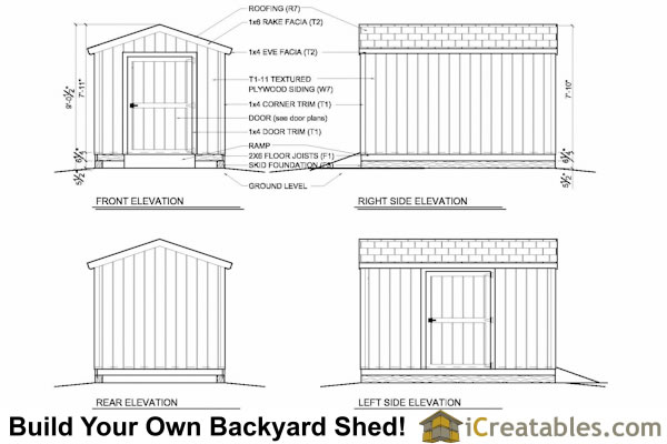 Shed Plans 8x12 Shed plans 8x12