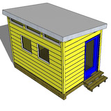 8x8 cape cod  shed plans gable shed