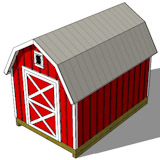 8x12 gambrel shed plans top