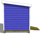 Lean to Storage Shed Plans