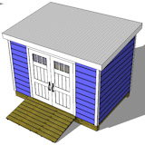 8x12 lean to shed top