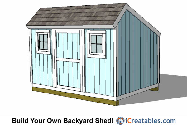 8X12 Saltbox Shed Plans Free