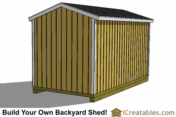 8x16 Shed Plans | Tall Shed Plans | Storage Shed Plans