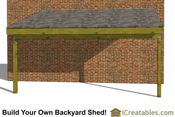 8x16 lean to shed plans 8x16 lean to open side shed plans