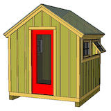 8x8 greenhouse shed plans