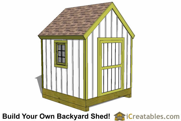 Free 8x8 Storage Shed Plans Pictures to pin on Pinterest