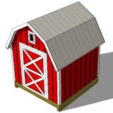 8x8 gambrel shed plans top