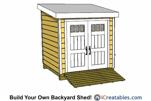 8x8 lean to shed