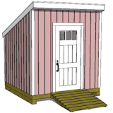 an 8x8 lean to shed is a lean to shed with plenty of room for your 