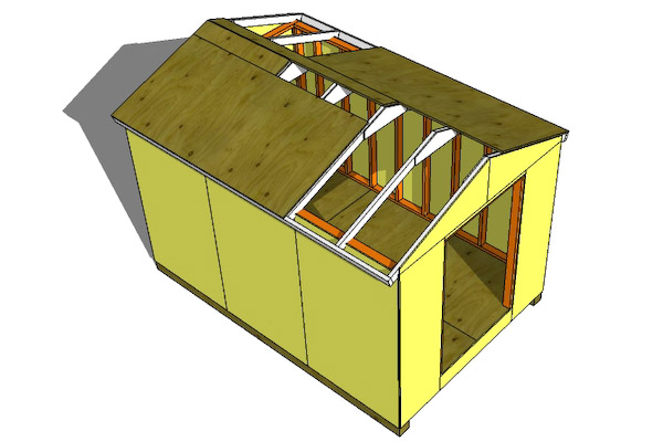 How to Build a Shed Roof Truss