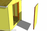how to build a shed door