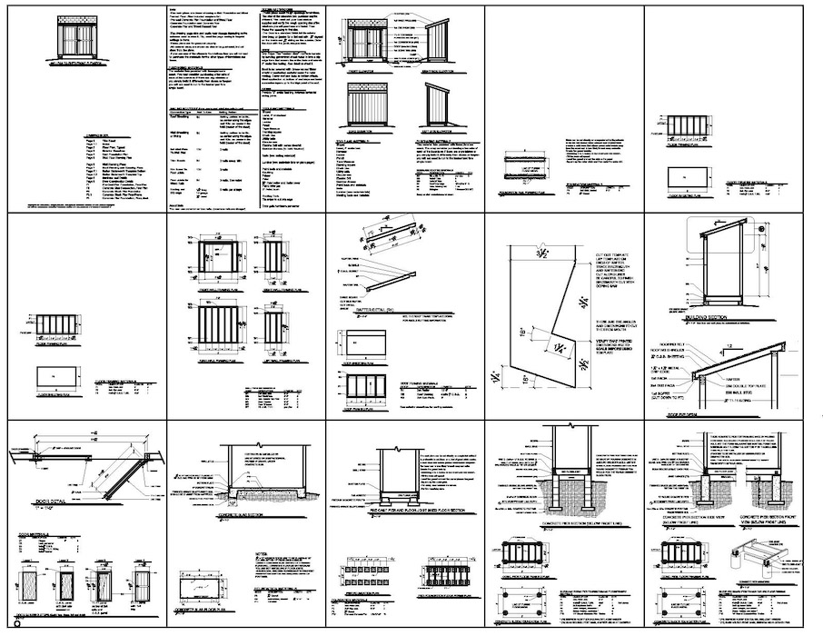 Lean to Storage Shed Plans Free