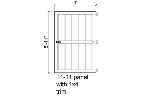 How To Build A Shed Door | icreatables.com