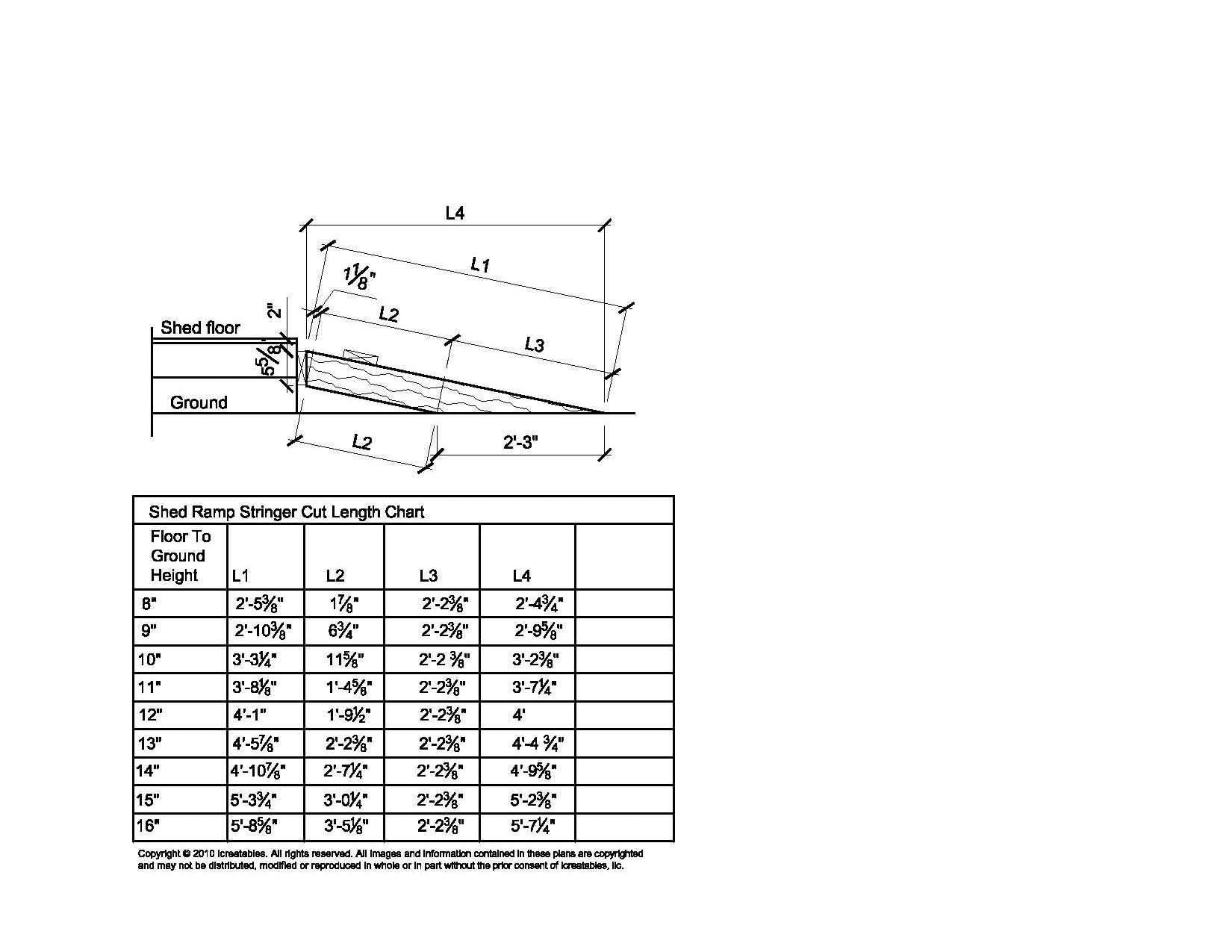 Nane: Storage shed ramp plans