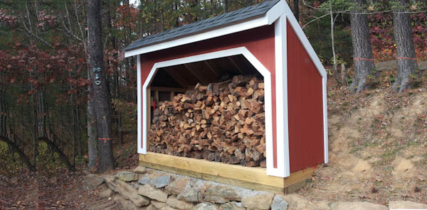 Firewood Shed Plans - DIY Wood Bins - Easy to Build Shed Designs