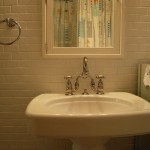 Subway tile backsplash