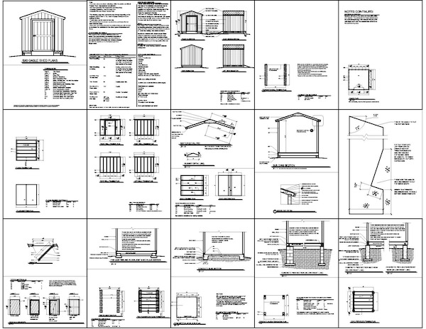 What Is In A Good Set Of Shed Plans?
