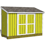4×12 Lean To Shed Plans