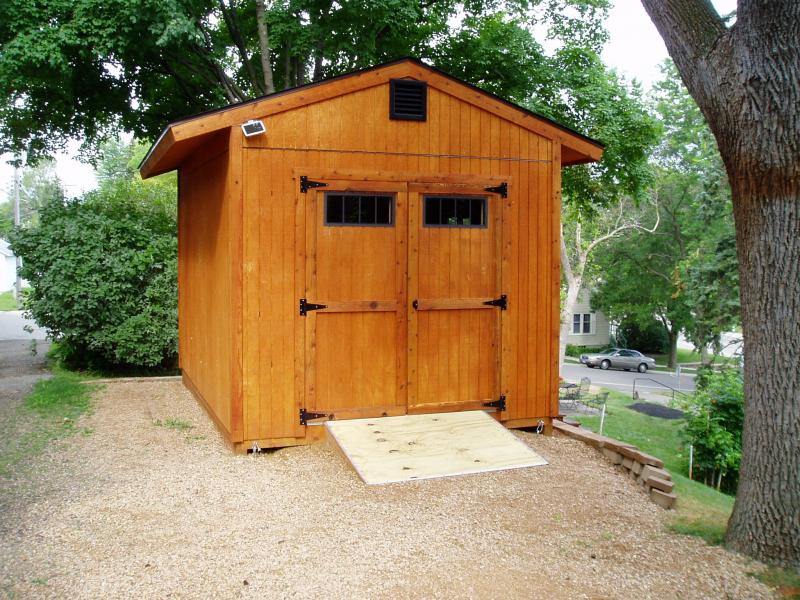 10x14 Gable Shed Front