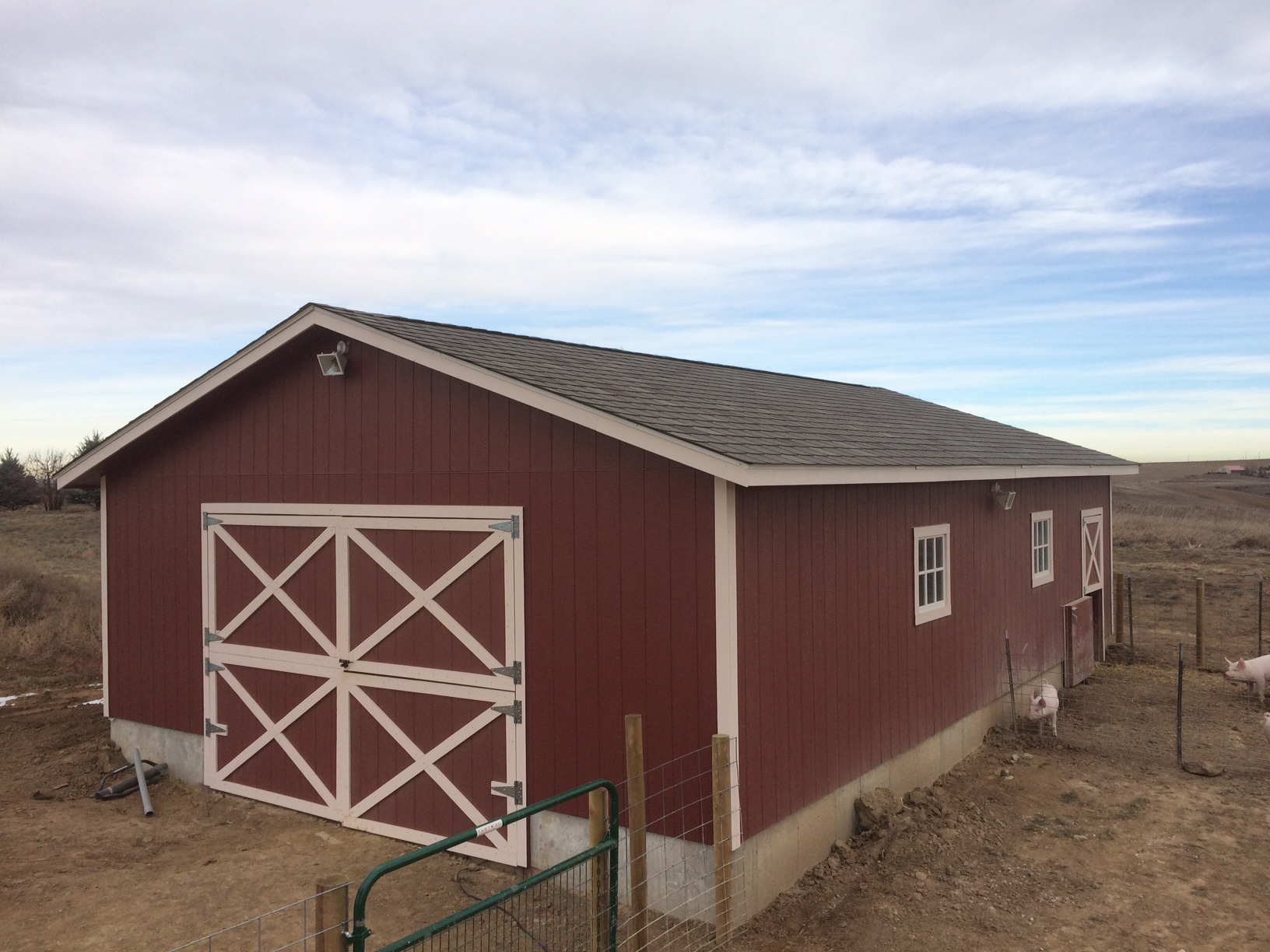 24×36 Barn Backyard Garage Shed