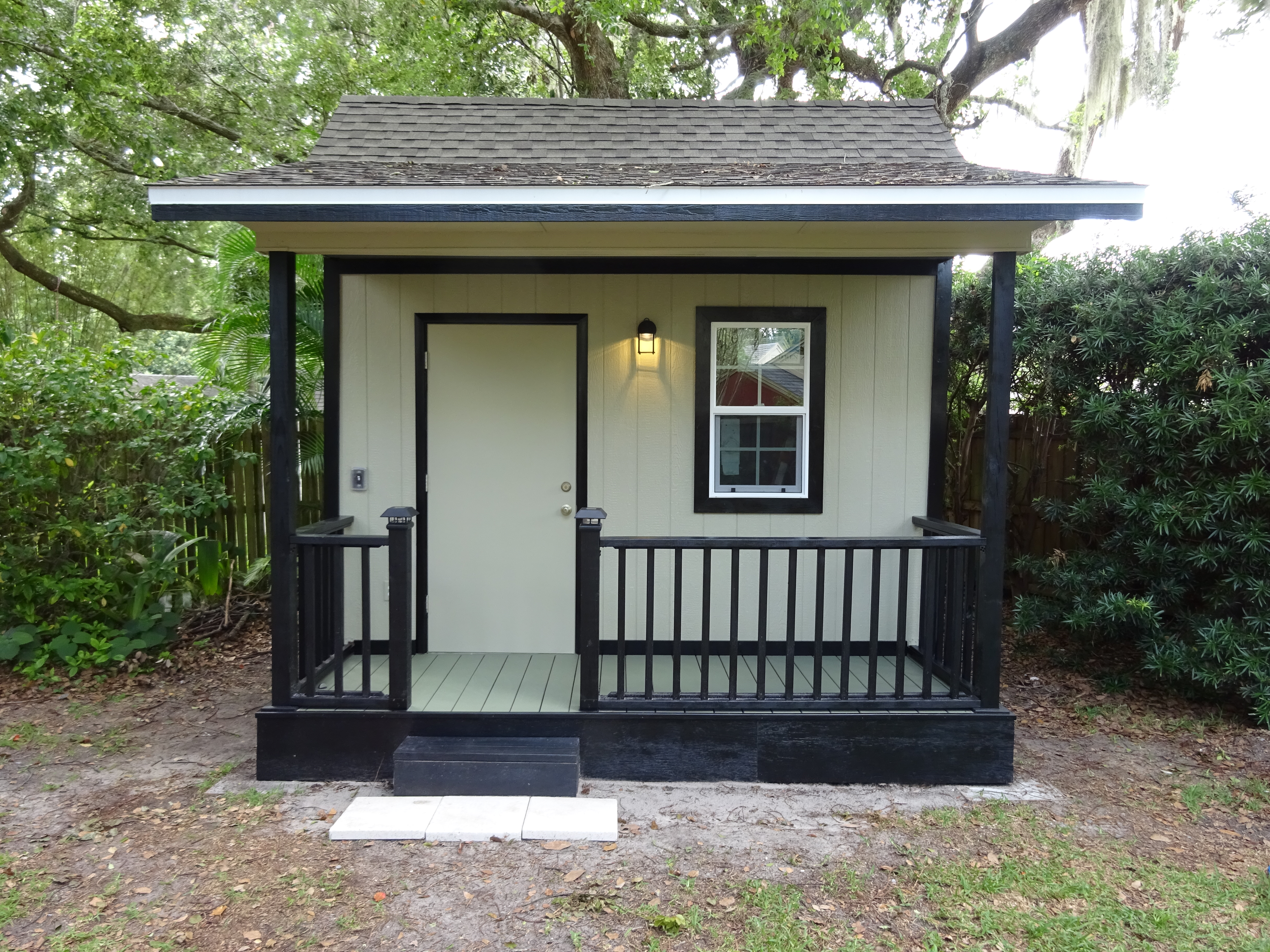 10×12 Garden Shed Plan With A Porch Built in Florida!