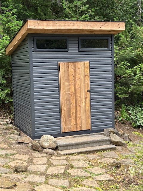 A Family’s Journey Building an 8×8 Modern Shed with Our Plans