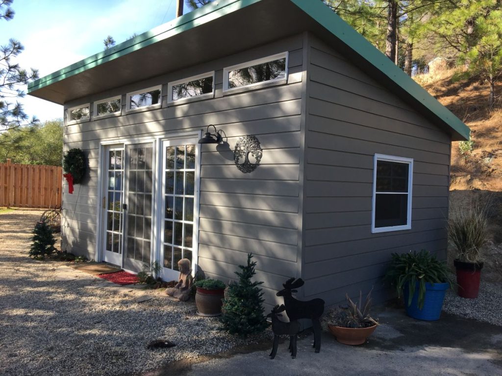 12x20 Modern Shed Exterior Finished