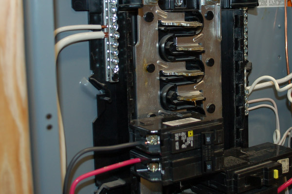 double pole breaker install