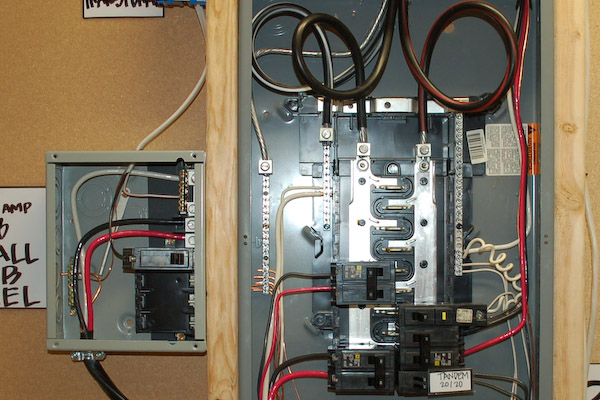 electrical breaker panel