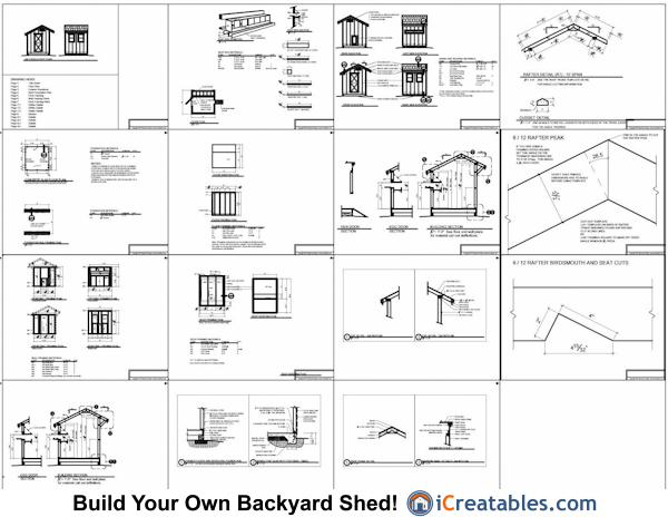 Sample Of The 6x6 Chicken Coop With Chicken Run Plans