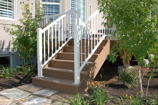 deck stairs installed