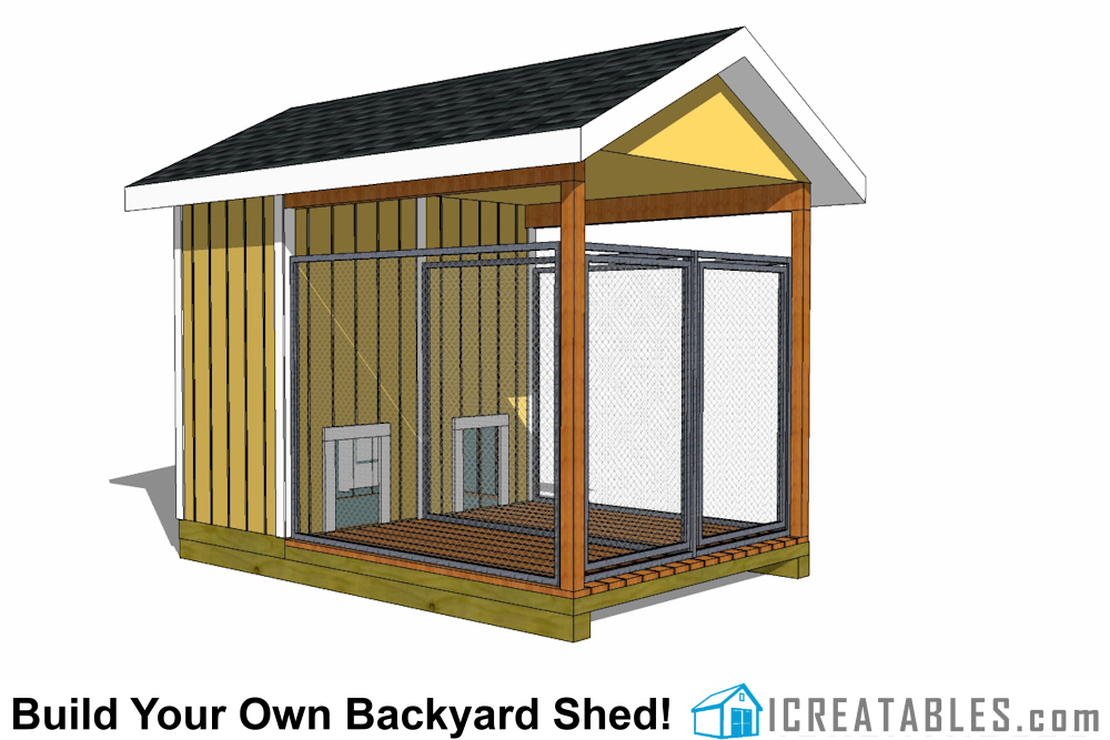 diy outdoor dog kennel