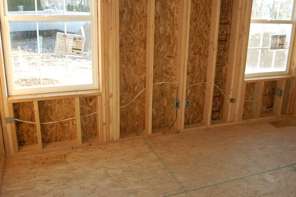 electric outlets wired