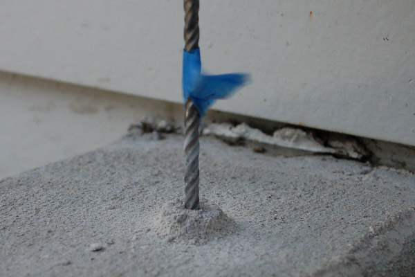 concrete drill pull out