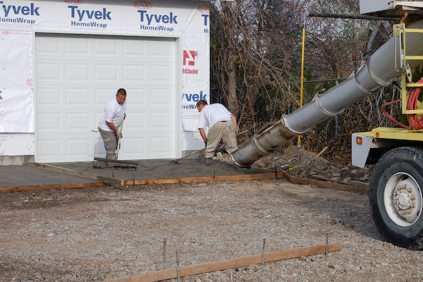 how to lay concrete 