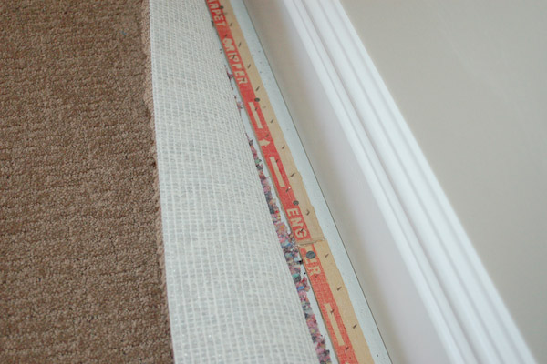 carpet tack strip installed