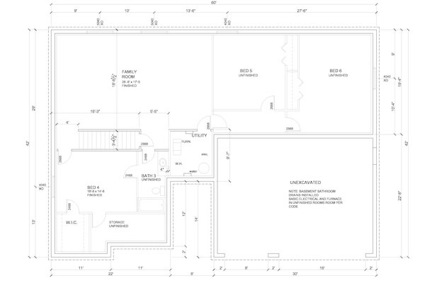 designing framing a basement