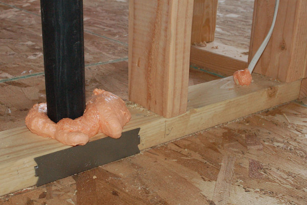 fire blocking openings