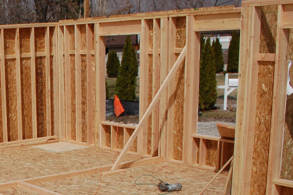 framing exterior wall bracing