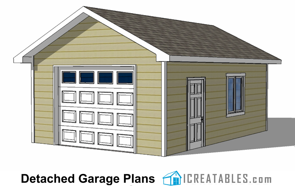 16x22 garage plans front elevation