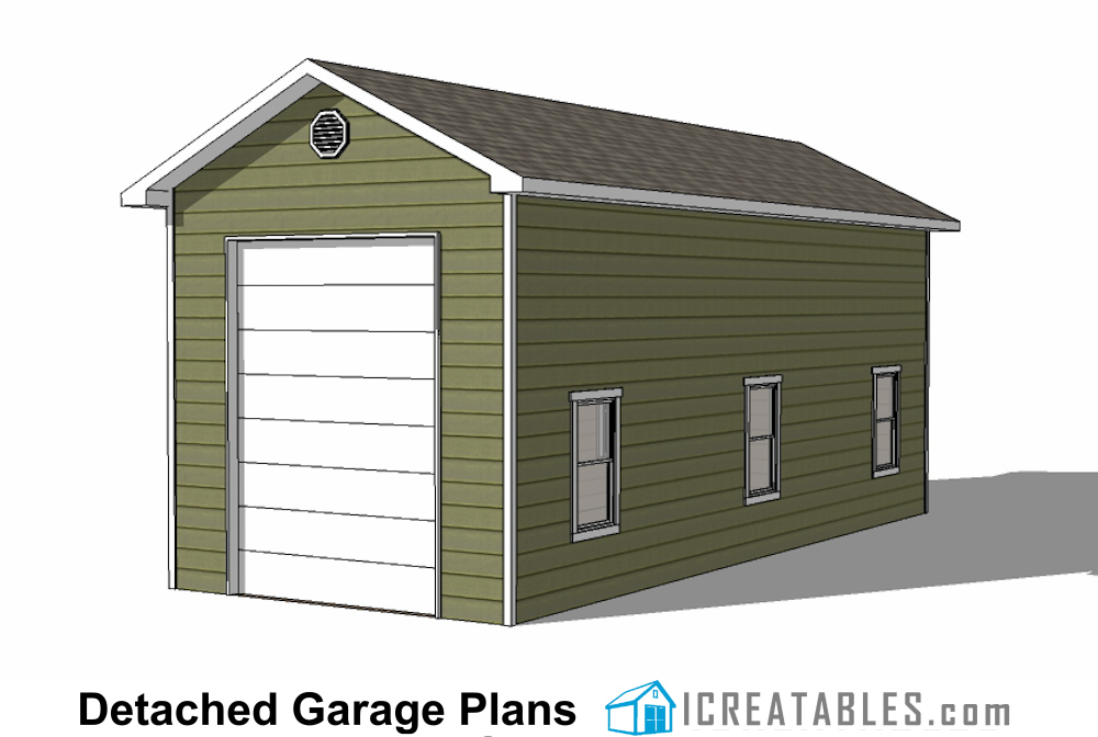 18x34 RV garage plans 
