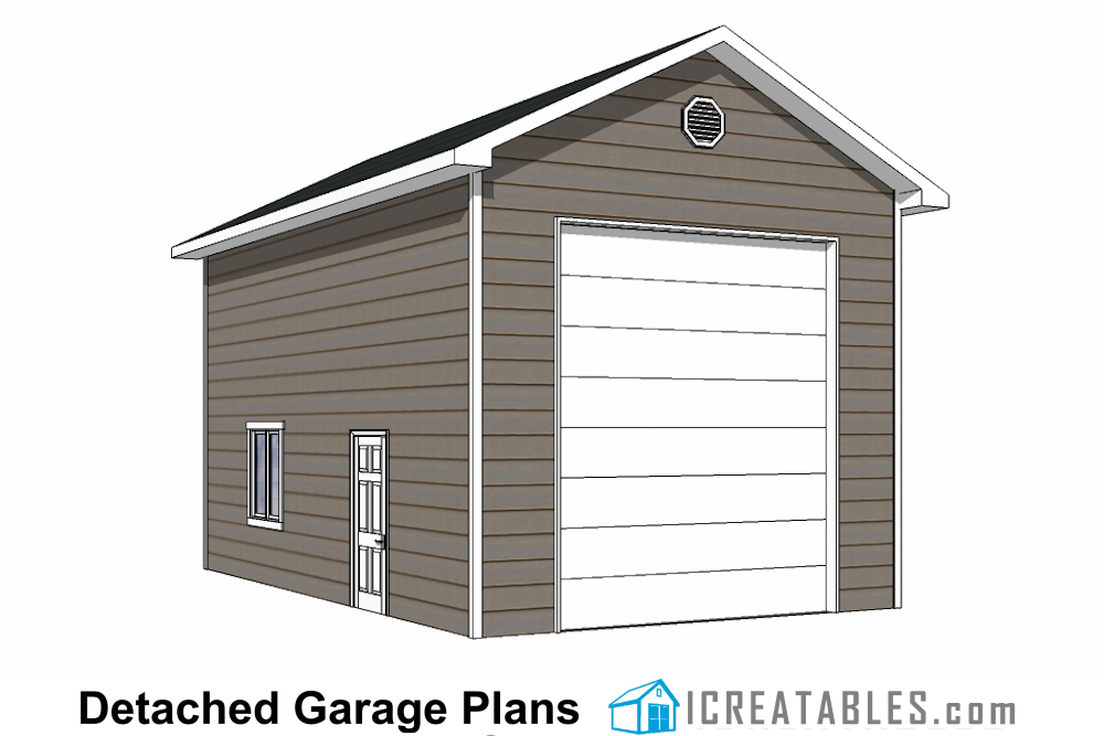 18x34 RV garage plans 